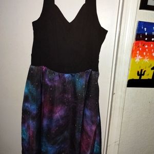 Galaxy skater dress